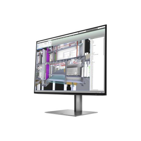 HP Z24u G3 - LED monitor - 24" - 1920 x 1200 WUXGA @ 60 Hz - IPS - 350 cd / m² - 1000:1 - 5 ms - HDMI, 2xDisplayPort, USB-C - turbo silver - 1