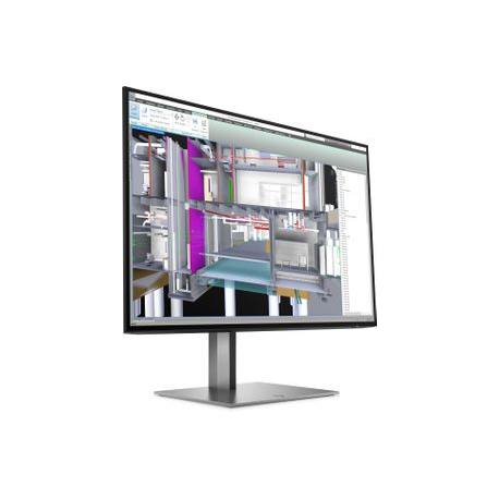 HP Z24u G3 - LED monitor - 24" - 1920 x 1200 WUXGA @ 60 Hz - IPS - 350 cd / m² - 1000:1 - 5 ms - HDMI, 2xDisplayPort, USB-C - turbo silver - 2