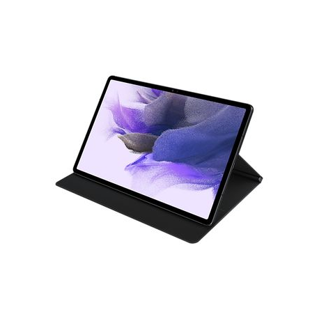 Samsung EF-BT730 - Flip cover for tablet - black - for Galaxy Tab S7 FE, Tab S7+ - 2