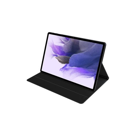 Samsung EF-BT730 - Flip cover for tablet - black - for Galaxy Tab S7 FE, Tab S7+ - 3