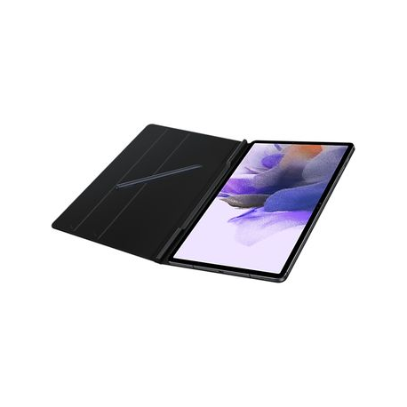 Samsung EF-BT730 - Flip cover for tablet - black - for Galaxy Tab S7 FE, Tab S7+ - 5
