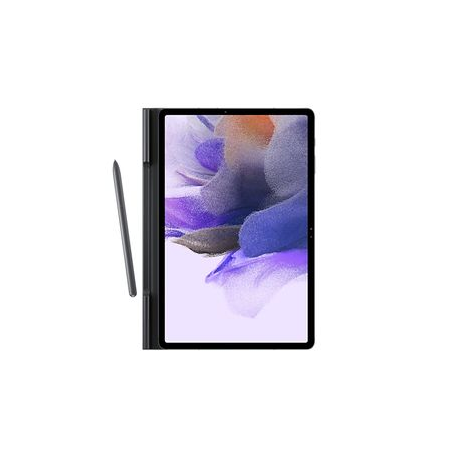 Samsung EF-BT730 - Flip cover for tablet - black - for Galaxy Tab S7 FE, Tab S7+ - 6