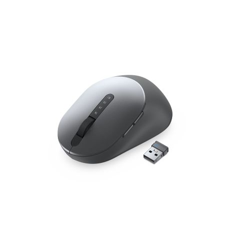 Dell MS5320W - Mouse - optical - 7 buttons - wireless - 2.4 GHz, Bluetooth 5.0 - titan grey - with 3 years Advanced Exchange Service - for Latitude 3320, 73XX; Precision Mobile Workstation 35XX, 55XX; Vostro 13 5310, 14 5410 - 7