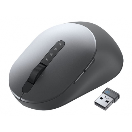 Dell MS5320W - Mouse - optical - 7 buttons - wireless - 2.4 GHz, Bluetooth 5.0 - titan grey - with 3 years Advanced Exchange Service - for Latitude 3320, 73XX; Precision Mobile Workstation 35XX, 55XX; Vostro 13 5310, 14 5410 - 8