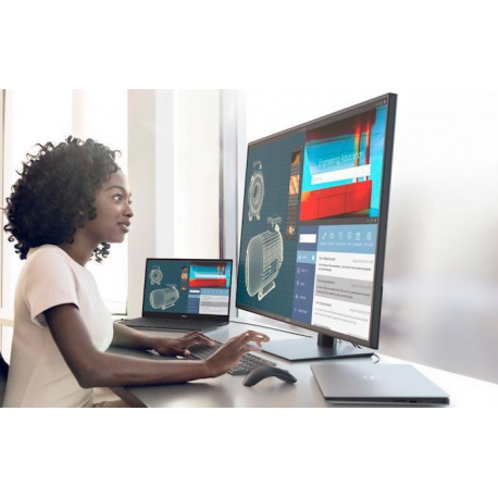 Dell UltraSharp U4320Q - LED monitor - 42.5" (42.5" viewable) - 3840 x 2160 4K @ 60 Hz - IPS - 350 cd / m² - 1000:1 - 5 ms - HDMI, DisplayPort, USB-C - with 3 years Advanced Exchange Service - 2