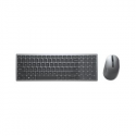 Dell Multi-Device Wireless Keyboard and Mouse Combo KM7120W - Keyboard and mouse set - Bluetooth, 2.4 GHz - QWERTY - US International - titan grey - for Precision Mobile Workstation 3551; XPS 15 9500