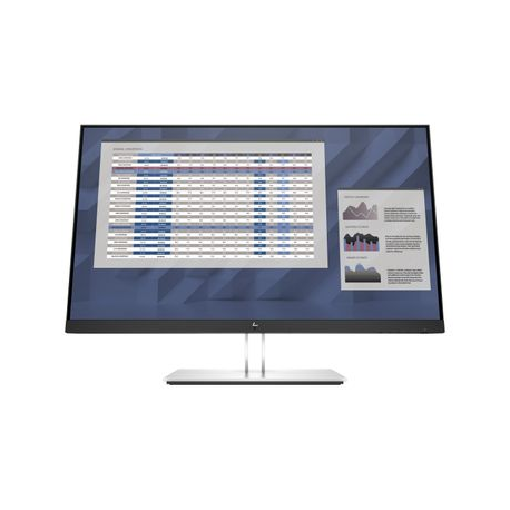HP E27 G4 - E-Series - LED monitor - 27" - 1920 x 1080 Full HD (1080p) @ 60 Hz - IPS - 250 cd / m² - 1000:1 - 5 ms - HDMI, VGA, DisplayPort - black - 0