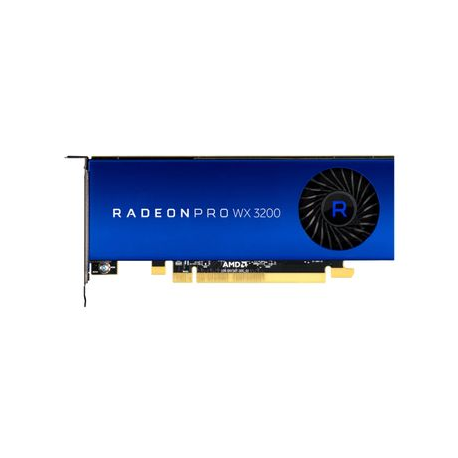 AMD Radeon Pro WX 3200 - Graphics card - Radeon Pro WX 3200 - 4 GB GDDR5 - PCIe 3.0 x16 low profile - 4 x Mini DisplayPort - 0
