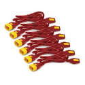 APC - Power cable kit - IEC 60320 C13 to IEC 60320 C14 - 10 A - 1.2 m - red - for P / N: SCL500RMI1UC, SCL500RMI1UNC, SMT3000I-AR, SMT3000R2I-AR, SMTL750RMI2UC, SRT1500RMXLI