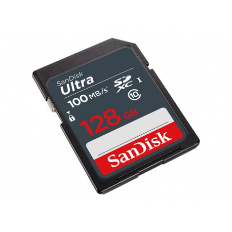 SanDisk Ultra - Flash memory card - 128 GB - UHS Class 1  /  Class10 - SDXC UHS-I - 1