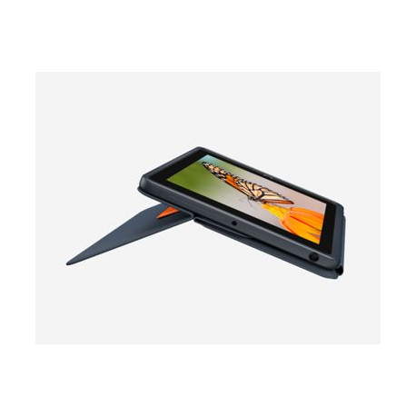 Logitech Rugged Combo 3 - Keyboard and folio case - Apple Smart connector - classic blue - for Apple 10.2-inch iPad (7th generation, 8th generation) - 9