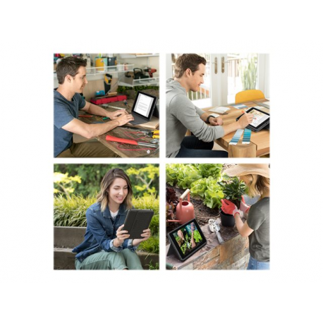 Logitech Rugged Combo 3 - Keyboard and folio case - Apple Smart connector - classic blue - for Apple 10.2-inch iPad (7th generation, 8th generation) - 19