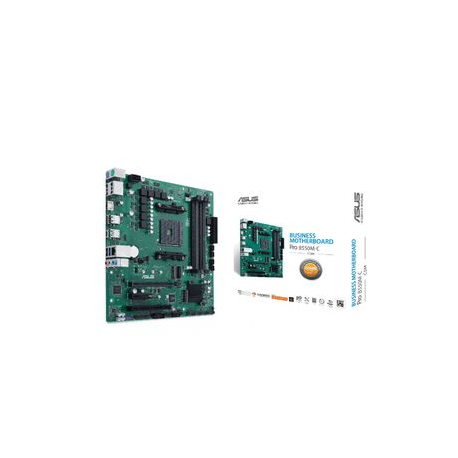 ASUS Pro B550M-C / CSM - Motherboard - micro ATX - Socket AM4 - AMD B550 Chipset - USB-C Gen2, USB 3.2 Gen 1, USB 3.2 Gen 2 - Gigabit LAN - onboard graphics (CPU required) - HD Audio (8-channel) - 0