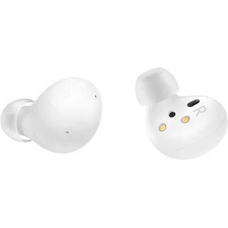 Samsung Galaxy Buds2 - True wireless earphones with mic - in-ear - Bluetooth - active noise cancelling - white - for Galaxy A72, A72 5G, S20, S21, S21 5G, S21+ 5G, S22, Watch4, Z Flip3 5G, Z Fold3 5G - 4