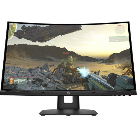 HP X24c Curved FHD Gaming Monitor/AG/300cd/4ms/HDMI/DP/HA, tilt/c:Black