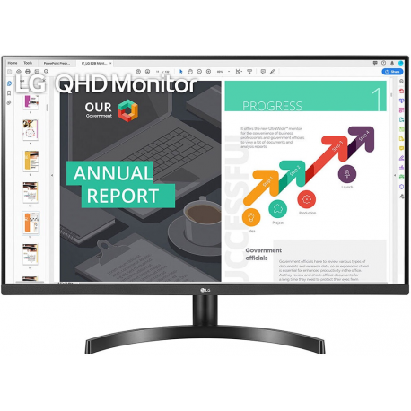 LCD Monitor|LG|32QN600-B|32"|Panel IPS|2560x1440|16:9|75Hz|5 ms|Tilt|Colour Black|32QN600-B