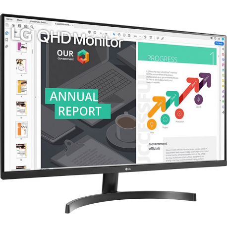 LCD Monitor|LG|32QN600-B|32"|Panel IPS|2560x1440|16:9|75Hz|5 ms|Tilt|Colour Black|32QN600-B