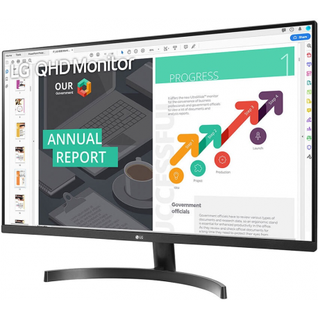 LCD Monitor|LG|32QN600-B|32"|Panel IPS|2560x1440|16:9|75Hz|5 ms|Tilt|Colour Black|32QN600-B