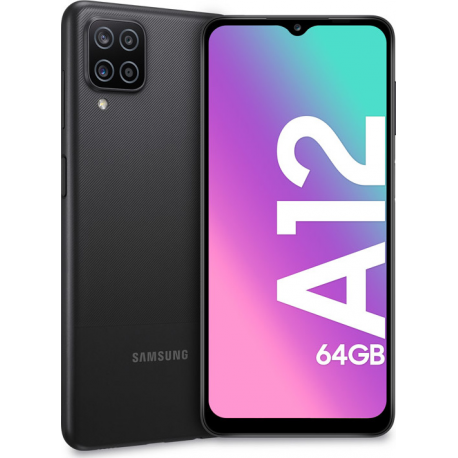 SAMSUNG Galaxy A12 6.5inch 4GB 64GB Black ANDROID