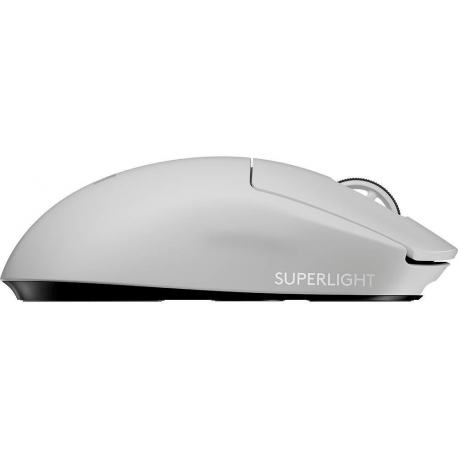 Logitech PRO X SUPERLIGHT Wireless Gaming Mouse - Mouse - optical - 5 buttons - wireless - LIGHTSPEED - Logitech LIGHTSPEED receiver - white - 5