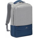 NB BACKPACK ANTI-THEFT 17.3"/7567 GREY/DARK BLUE RIVACASE