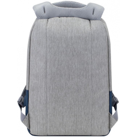 NB BACKPACK ANTI-THEFT 17.3"/7567 GREY/DARK BLUE RIVACASE - 2