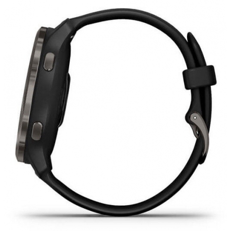 Garmin Venu 2 - 45 mm - black - sport watch with band - silicone - black - wrist size: 135-200 mm - display 1.3" - Bluetooth, Wi-Fi, ANT+ - 49 g - 7