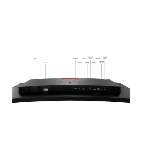 Lenovo ThinkVision P34w-20 - LED monitor - curved - 34.14" - 3440 x 1440 UWQHD - IPS - 300 cd / m² - 1000:1 - 4 ms - 2xHDMI, 2xDisplayPort, USB-C - raven black - 10