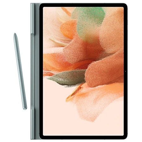 Samsung EF-BT730 - Flip cover for tablet - green - for Galaxy Tab S7 FE, Tab S7+ - 6