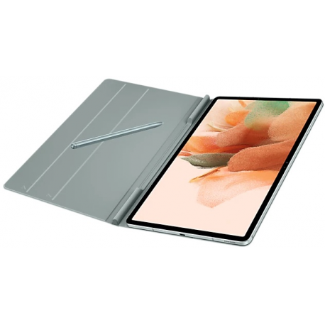 Samsung EF-BT730 - Flip cover for tablet - green - for Galaxy Tab S7 FE, Tab S7+ - 8