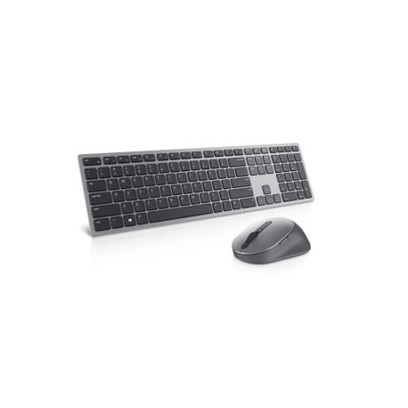 Dell Premier Wireless Keyboard and Mouse KM7321W - Keyboard and mouse set - wireless - 2.4 GHz, Bluetooth 5.0 - QWERTY - US International - titan grey - 4