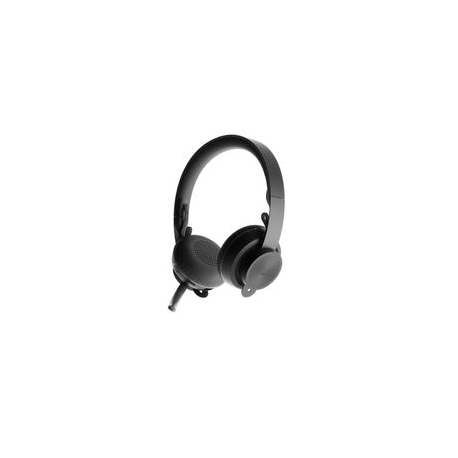 Logitech UC Zone Wireless - Headset - on-ear - Bluetooth - wireless - active noise cancelling - 5
