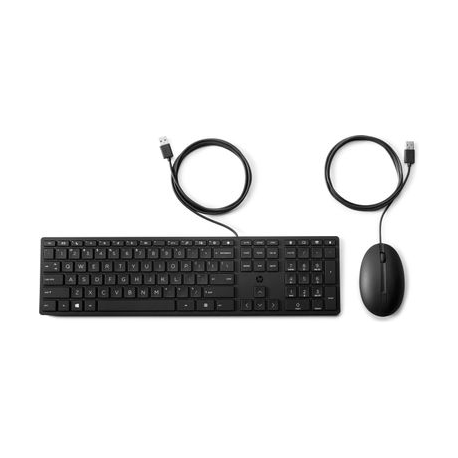 HP Desktop 320MK - Keyboard and mouse set - Pan Nordic - for HP 340 G7, Z1 G8; Elite x2; EliteDesk 800 G8; Workstation Z1 G8, Z2 G8; ZBook Power G8 - 0