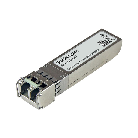 StarTech.com Cisco FET-10G Compatible SFP+ Module, 10GBASE-USR, 10GbE Multimode Fiber MMF Optic Transceiver, 10GE Gigabit Ethernet SFP+, LC 300m, 850nm, DDM, Cisco Nexus 2000 - Lifetime Warranty (FET-10G-ST) - SFP+ transceiver module (equivalent to: Cisco FET-10G) - 10 GigE - 10GBase-USR - LC multi-mode - up to 100 m - 850 nm - for Cisco Nexus 2224TP, 2232PP 10GE, 2232TM, 2248TP, 2248TP-E, 93180YC-FX, 9336C-FX2, 9372PX-E - 4