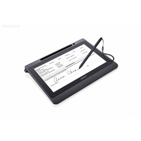 Wacom DTU-1141B - Digitiser w /  LCD display - 22.32 x 12.56 cm - electromagnetic - 4 buttons - wired - USB 2.0 - black - 7