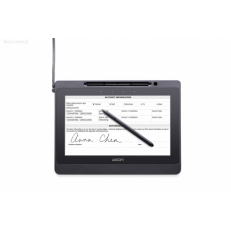 Wacom DTU-1141B - Digitiser w /  LCD display - 22.32 x 12.56 cm - electromagnetic - 4 buttons - wired - USB 2.0 - black - 14