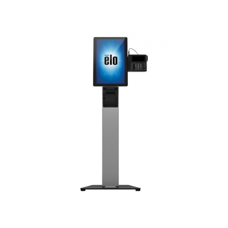 Elo Wallaby Self-Service Floor Base - Stand - for point of sale terminal - black / silver - floor-standing - for I-Series (15.6 in, 21.5 in) - 2