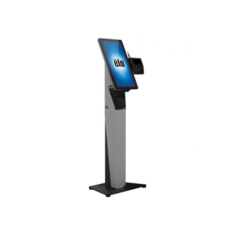 Elo Wallaby Self-Service Floor Base - Stand - for point of sale terminal - black / silver - floor-standing - for I-Series (15.6 in, 21.5 in) - 3