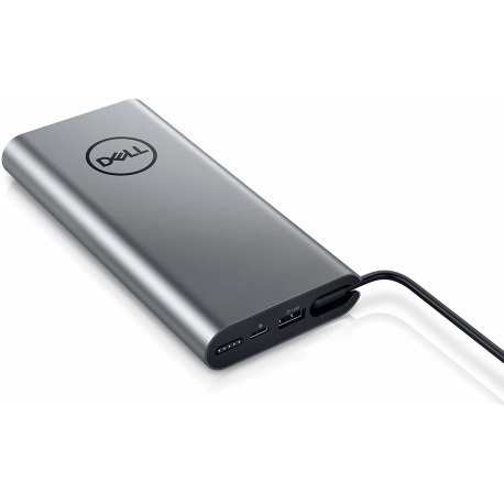 Power Bank USB-C 65W (Lithium ion, 65 Wh, USB-C, USB A, Silver)