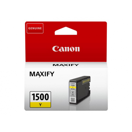 Canon PGI-1500 Y - 4.5 ml - yellow - original - ink tank - for MAXIFY MB2050, MB2150, MB2155, MB2350, MB2750, MB2755 - 1