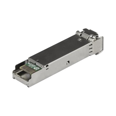 StarTech.com MSA Uncoded SFP Module, 1000BASE-BX, 1 Gigabit Ethernet Bi-Directional (BiDi) Fiber Single Strand SFP Transceiver (SMF), LC 10km , Mini GBIC Transceiver SFP Module, Downstream - Lifetime Warranty (SFP1000BXDST) - SFP (mini-GBIC) transceiver module - GigE - 1000Base-BX - LC single-mode - up to 10 km - 1310 (RX)  /  1490 (TX) nm - 2