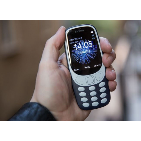 Nokia 3310 (2017) Dark Blue, 2.4 ", TFT, 16 MB, microSD, Dual SIM, Micro-SIM, Bluetooth, 3.0, USB version microUSB 2.0, Built-in