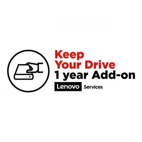 Lenovo Keep Your Drive - Extended service agreement (for system with 1 year on-site warranty) - 1 year - 1