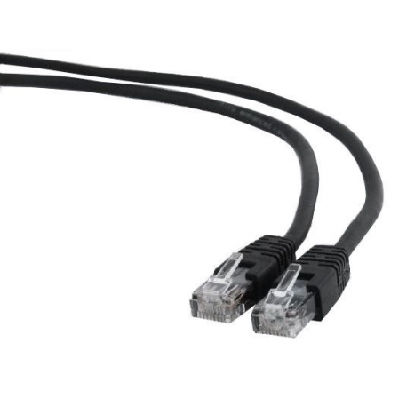 cablexpert - Patch cable - RJ-45 (M) to RJ-45 (M) - 5 m - UTP - CAT 6 - molded, stranded - black - 3