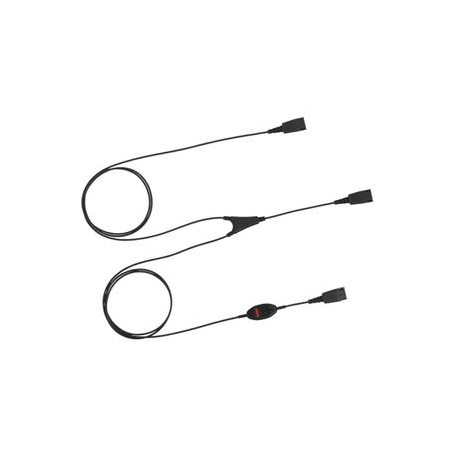 Jabra Supervisor Y-Cord - Headset splitter - Quick Disconnect to Quick Disconnect - 2