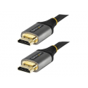 StarTech.com 6ft (2m) HDMI Cable, Certified Ultra High Speed HDMI Cable 48Gbps, 8K 60Hz / 4K 120Hz HDR10+ eARC, Ultra HD 8K HDMI Cable  /  Cord w / TPE Jacket, For UHD Monitor / TV / Display - Dolby Vision / Atmos, DTS-HD (HDMM21V2M) - Ultra High Speed HDMI with Ethernet cable - HDMI male to HDMI male - 2 m - double shielded - grey, black - passive, 4K120Hz support, 8K60Hz support