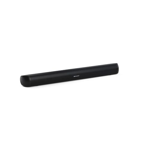 Sharp HT-SB107 2.0 Compact Soundbar for TV up to 32", HDMI ARC/CEC, Aux-in, Optical, Bluetooth, 65cm, Gloss Black