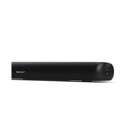 Sharp HT-SB107 2.0 Compact Soundbar for TV up to 32", HDMI ARC/CEC, Aux-in, Optical, Bluetooth, 65cm, Gloss Black