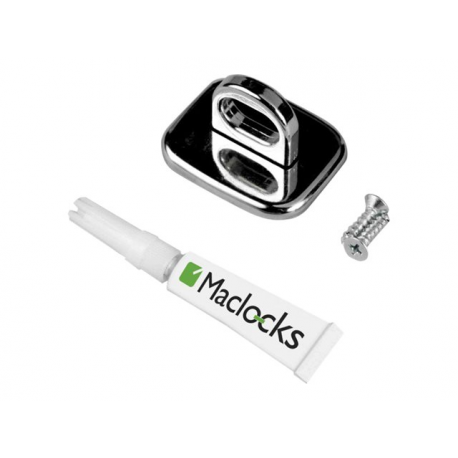 Compulocks Anchoring Point for Security Cable Locks - Security cable anchor - silver - for P/N: CL15, CL15C, CL37 - 1