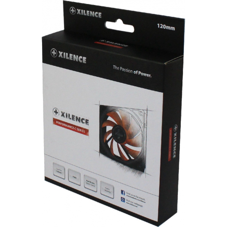 Xilence CASE FAN 120MM REDWING PWM 4P/12V XF042